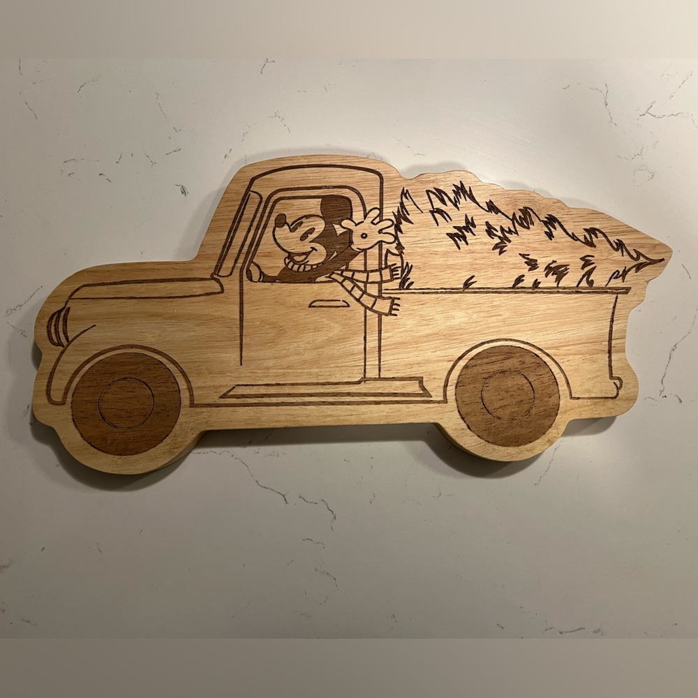 Disney Mickey Mouse & Tree Serving Board